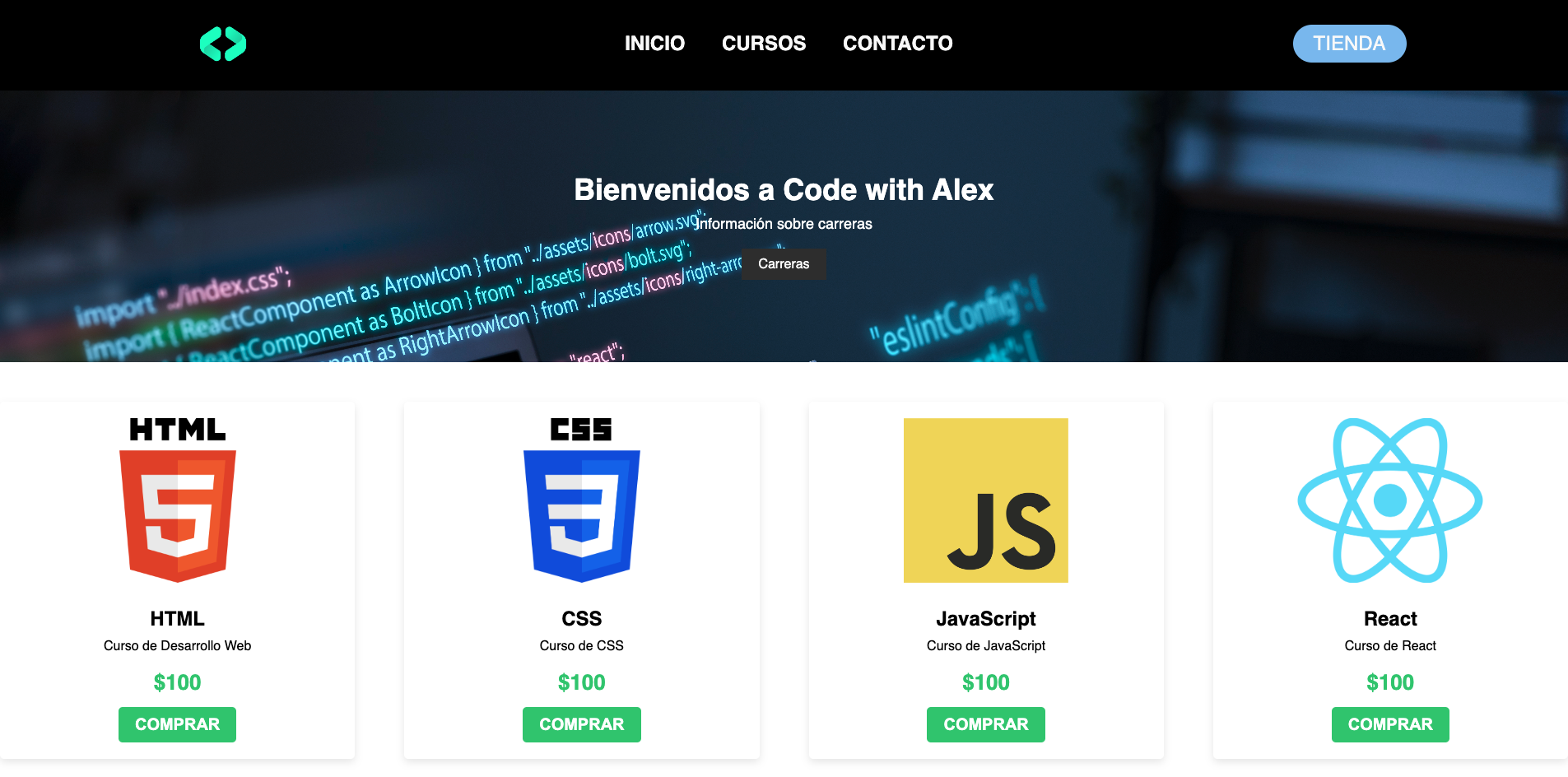 code courses store